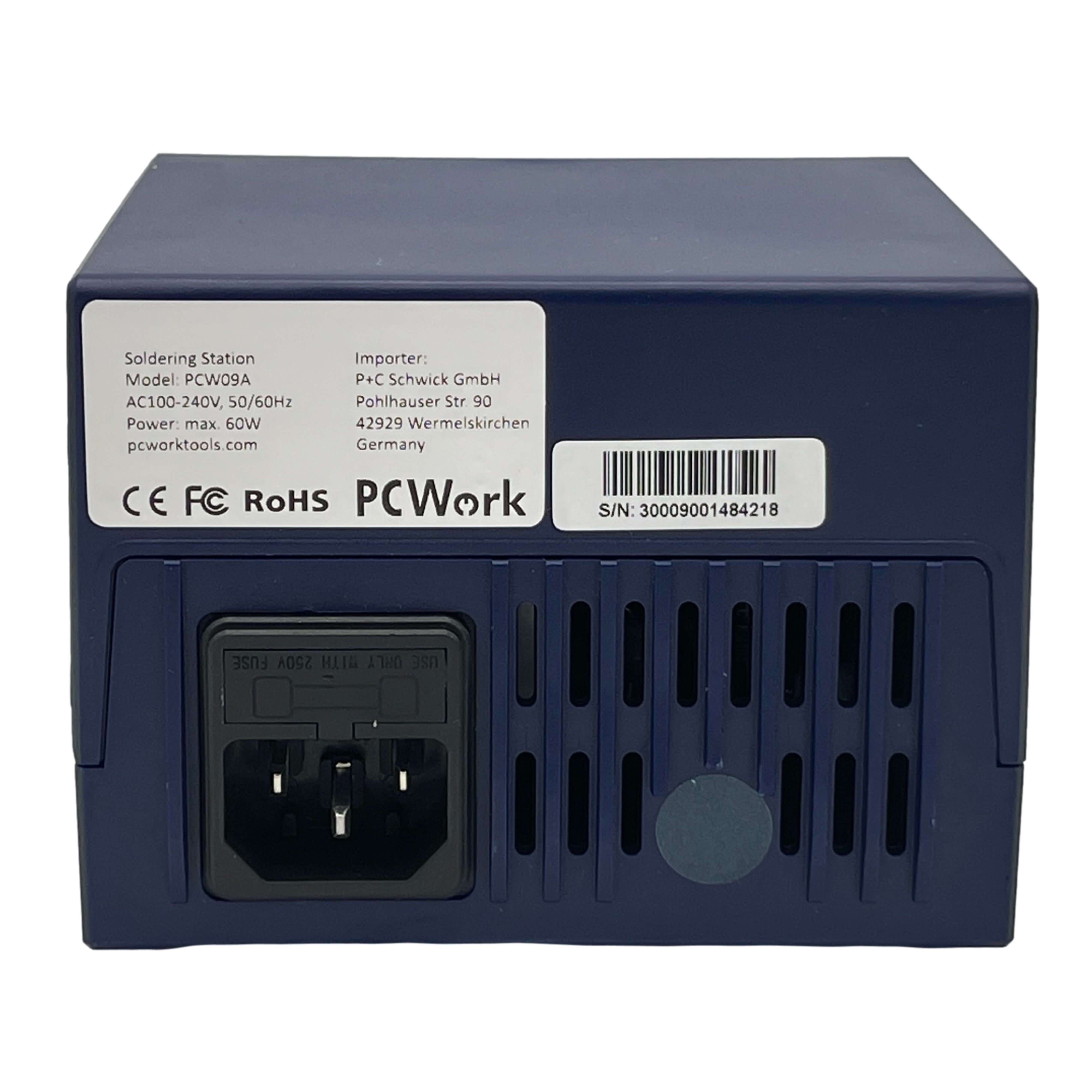 PCW09A Lötstation, digital, 60W, ESD-safe, 180-480°C