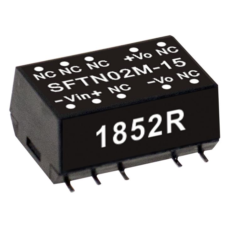 SFTN02M-12 SMD-DC/DC-Converter 12:12V 167mA, MEAN WELL