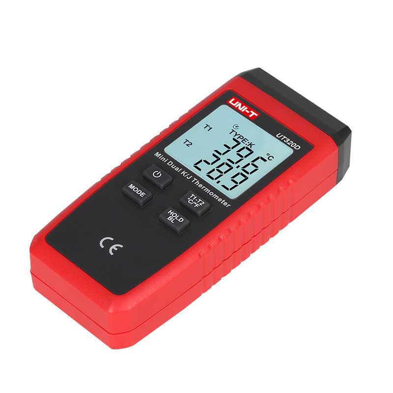 UT320D Mini Kontaktthermometer, 2 Kanal