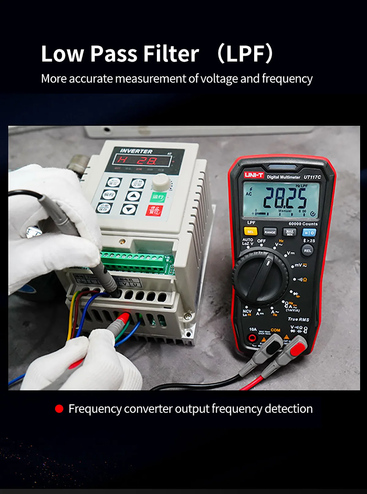 UT117C Multimeter Digital 60000 Counts Bluetooth True RMS