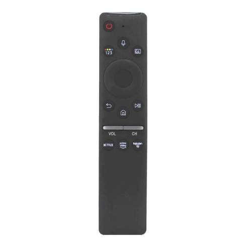 JL1505 replacement remote control for Samsung Smart TV with Bluetooth and voice control, front view.