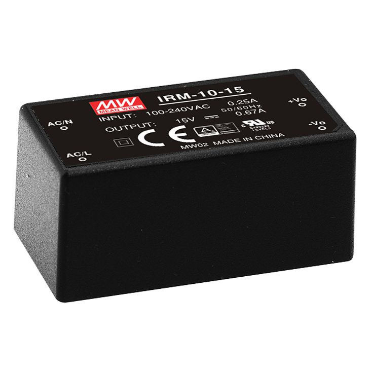 IRM-10-5 Switching power supply, module, 10W, 5V, 2A, MEAN WELL