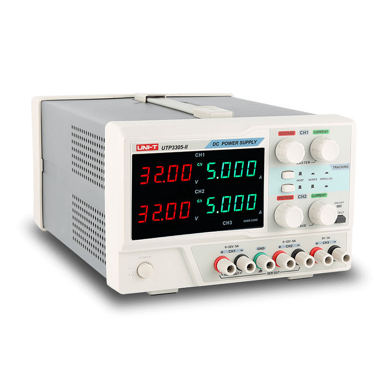 UTP3305-II DC laboratory power supply, linear, 3 channel, 32V, 5A