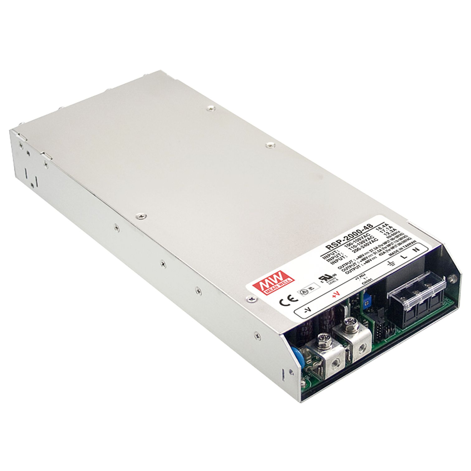 RSP-2000-24 Schaltnetzteil, geschlossen, 1920W, 24V, 80A, MEAN WELL