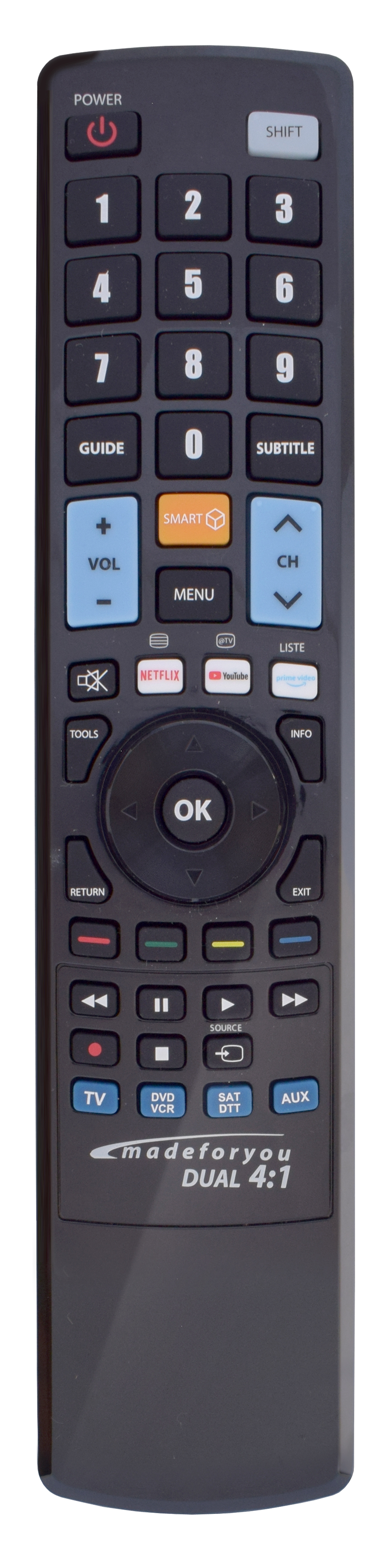 JL1771 Made for you 4:1 Elegant Programmable Universal Remote Control