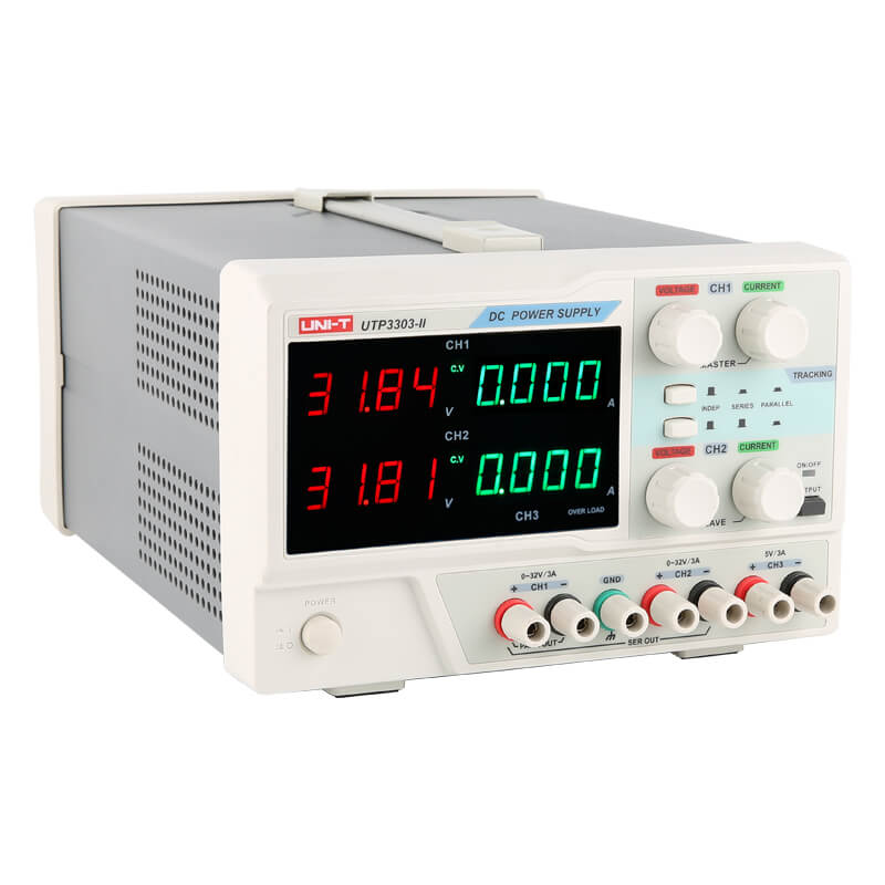 UTP3303-II DC Power Supply, Linear, 3 Channel, 32V, 3A, 207W