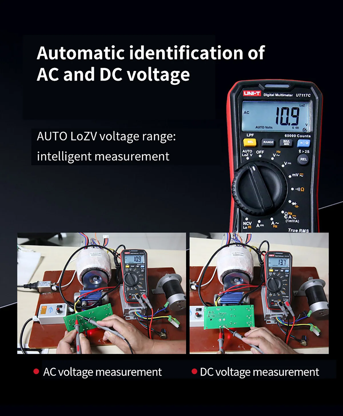 UT117C Multimeter Digital 60000 Counts Bluetooth True RMS