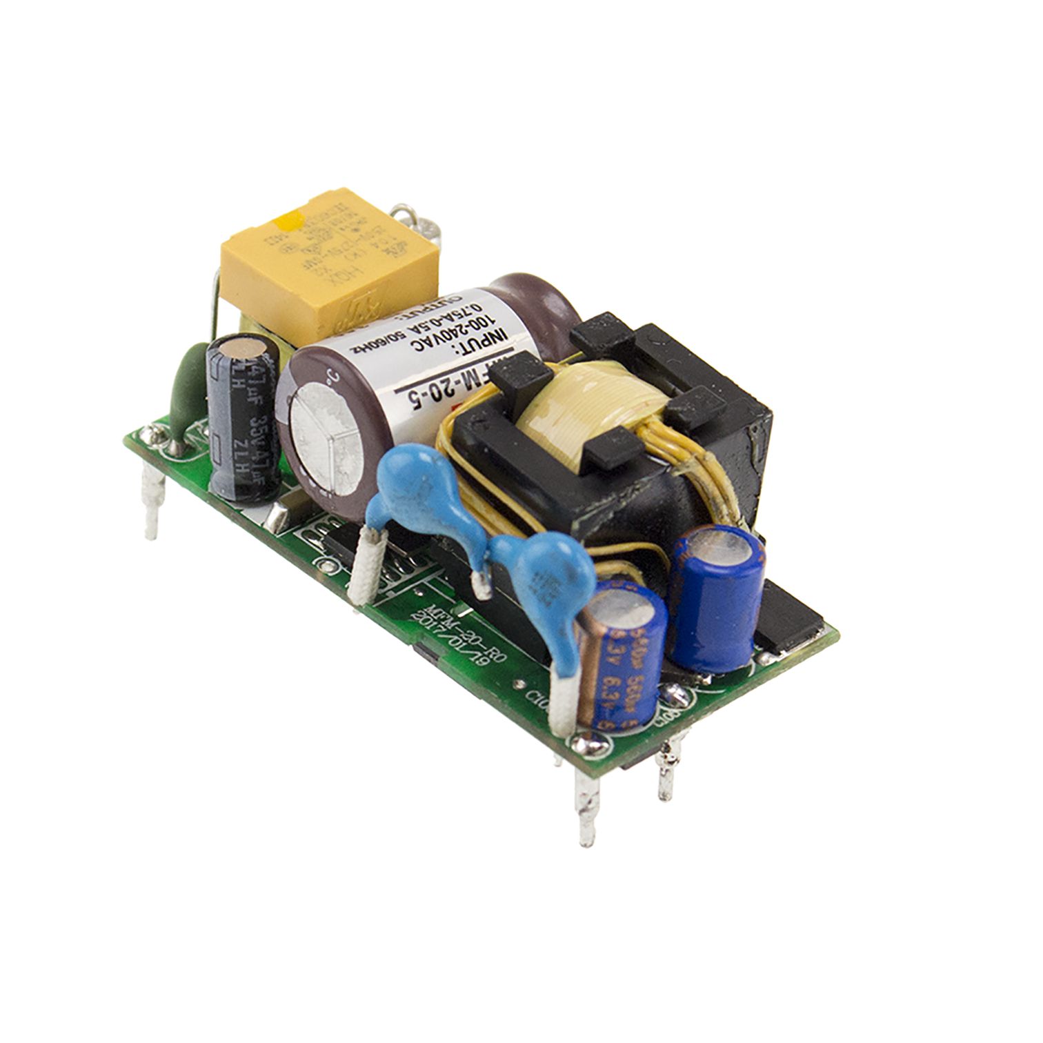 MFM-20-5 Schaltnetzteil, open-frame, 20W, 5V,  4A, MEAN WELL