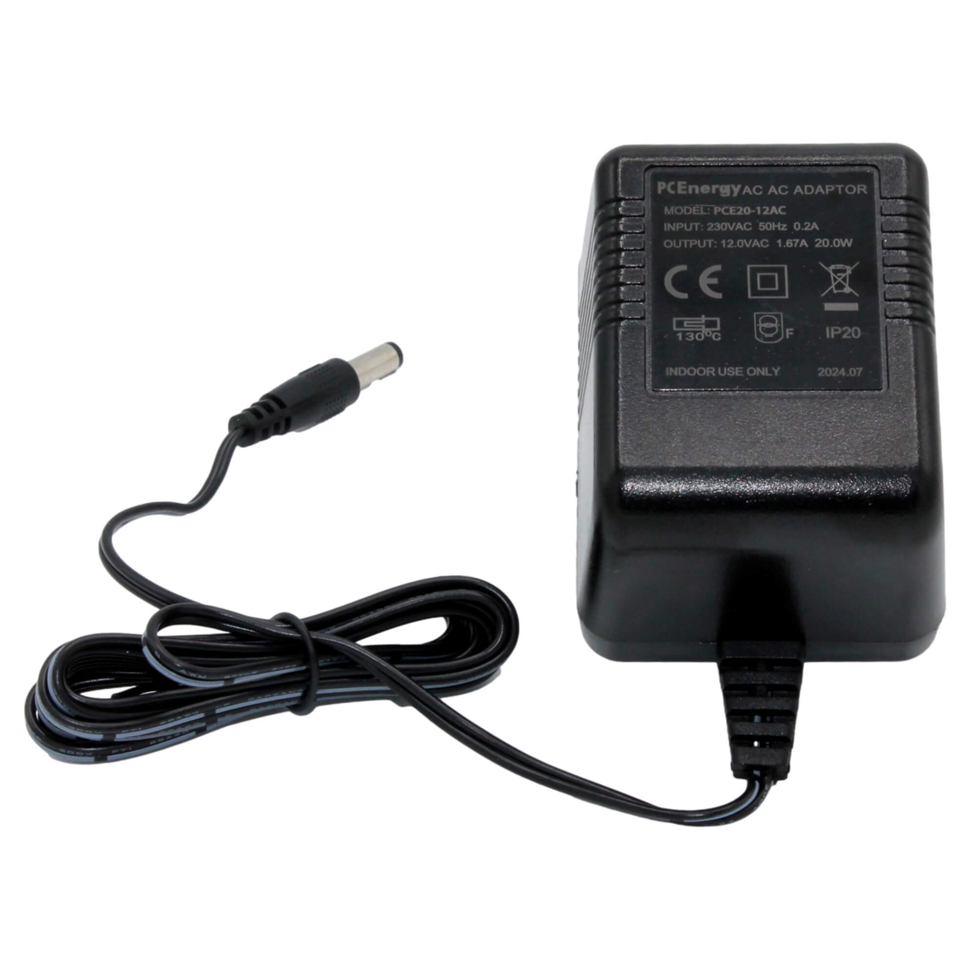 PCE20-12AC Adapter, Konverter, Wandler AC/AC, 20W, 1,67A, 12V