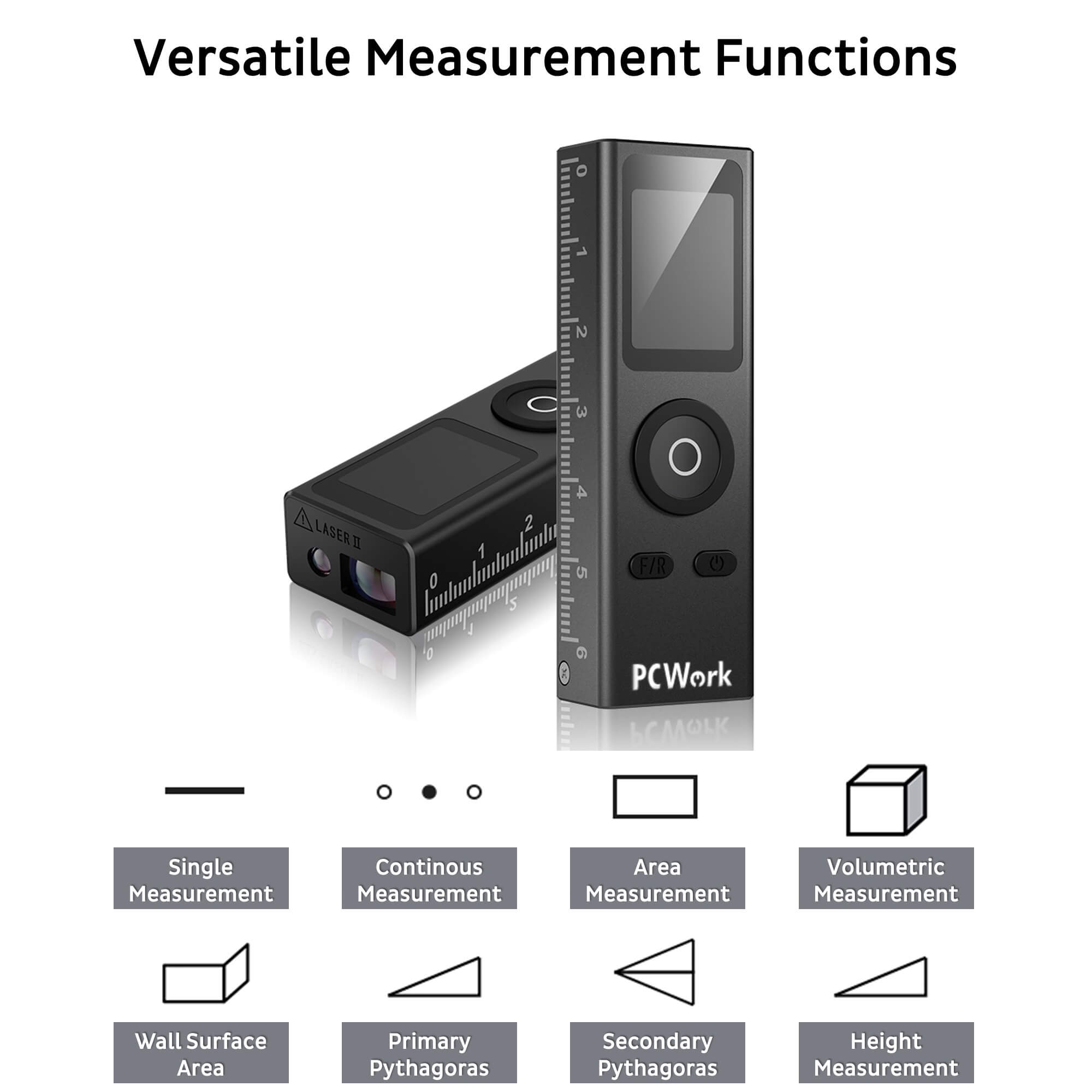 PCW11A Mini laser distance meter, rangefinder, 30m