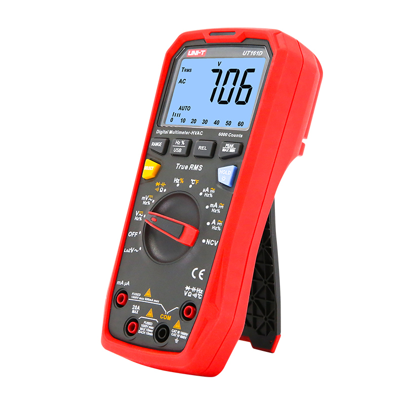 UT161D Digital Multimeter, 1000V, True RMS