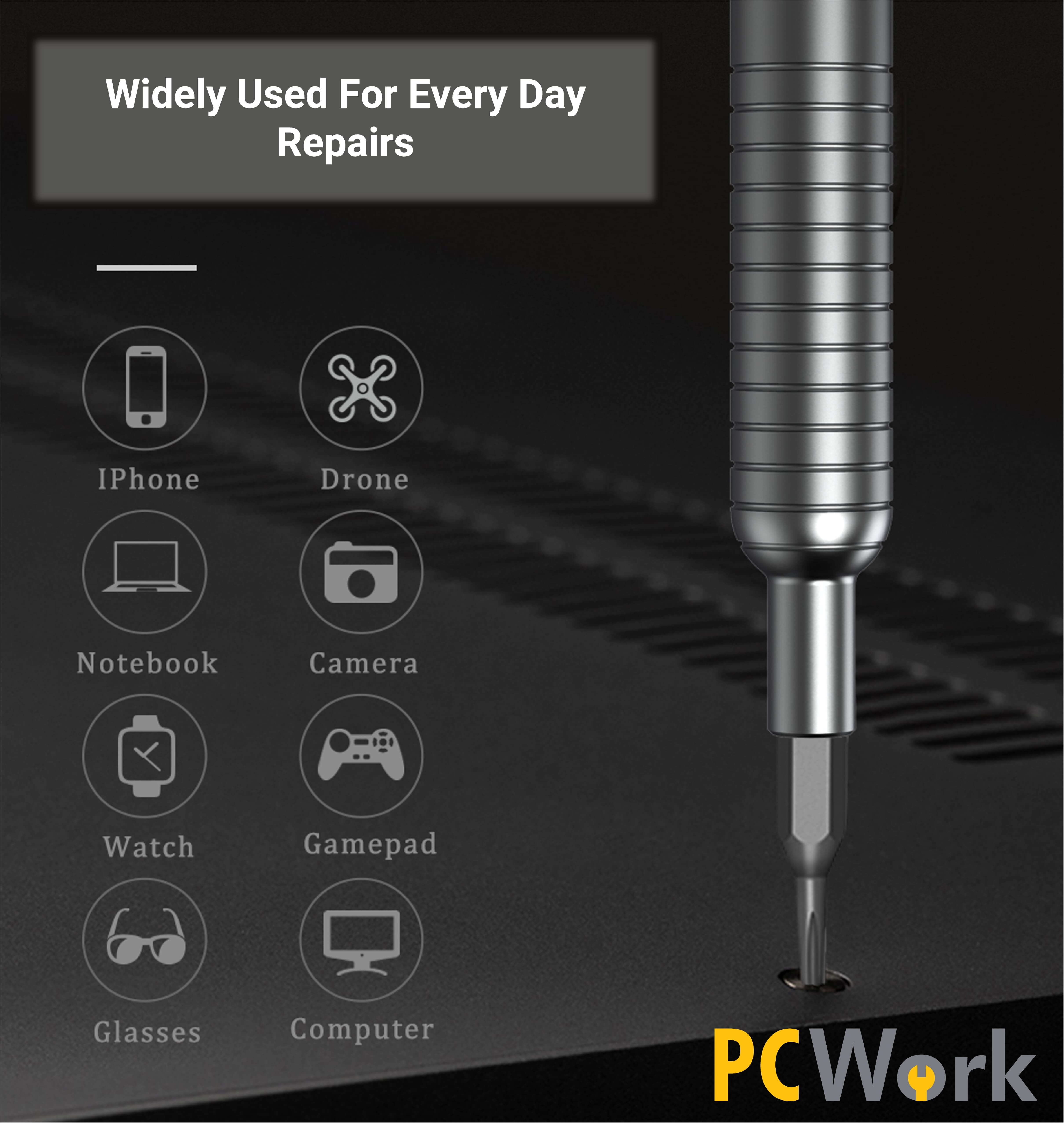 PCW08A Premium-Präzisionswerkzeug-Set, 30-teilig
