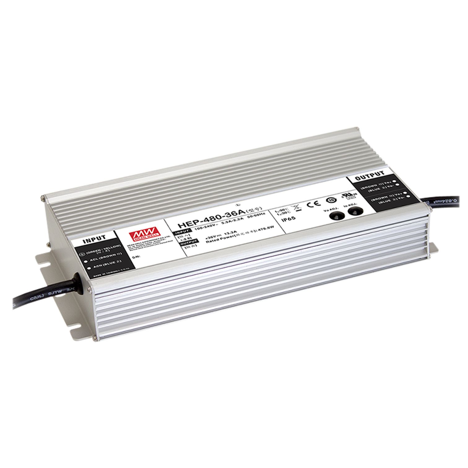 HEP-480-48A Schaltnetzteil, Industrie, IP65, 480W, 48V, 10A, MEAN WELL