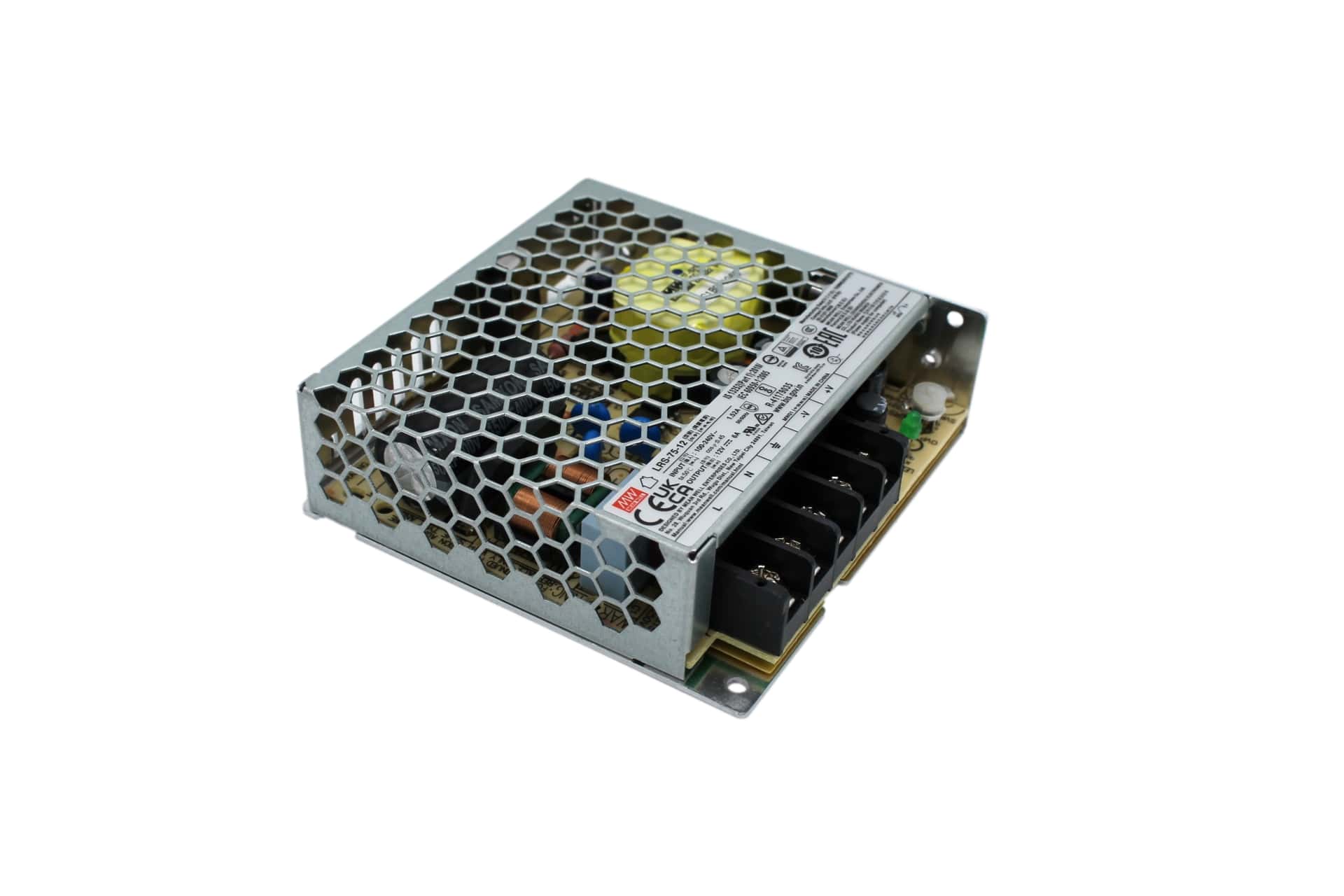 LRS-75-12 Schaltnetzteil, geschlossen, 72W, 12V, 6A, MEAN WELL