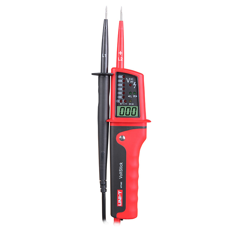 UNI-T UT18C Spannungsprüfer – Professionell, 12–690V, Mit Durchgangstester Und LCD-Display Digitaler Spannungsmesser UNI-T UT18C Spannungsprüfer – Professionell, 12–690V, Mit Durchgangstester Und LCD-Display Digitaler Spannungsmesser