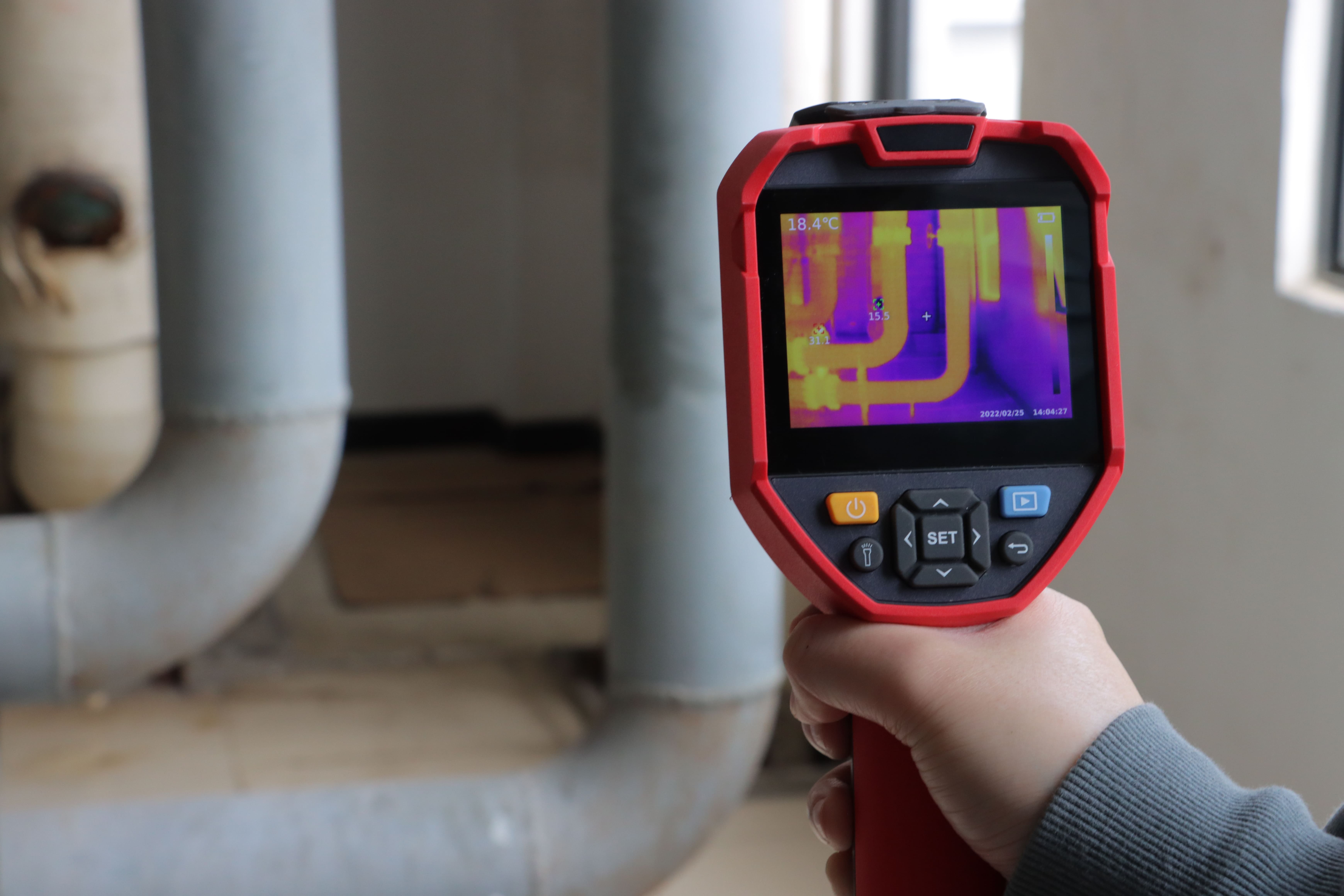 UTi720E Profi Wärmebildkamera -20°C bis 550°C, 256×192, USB, Wi-Fi