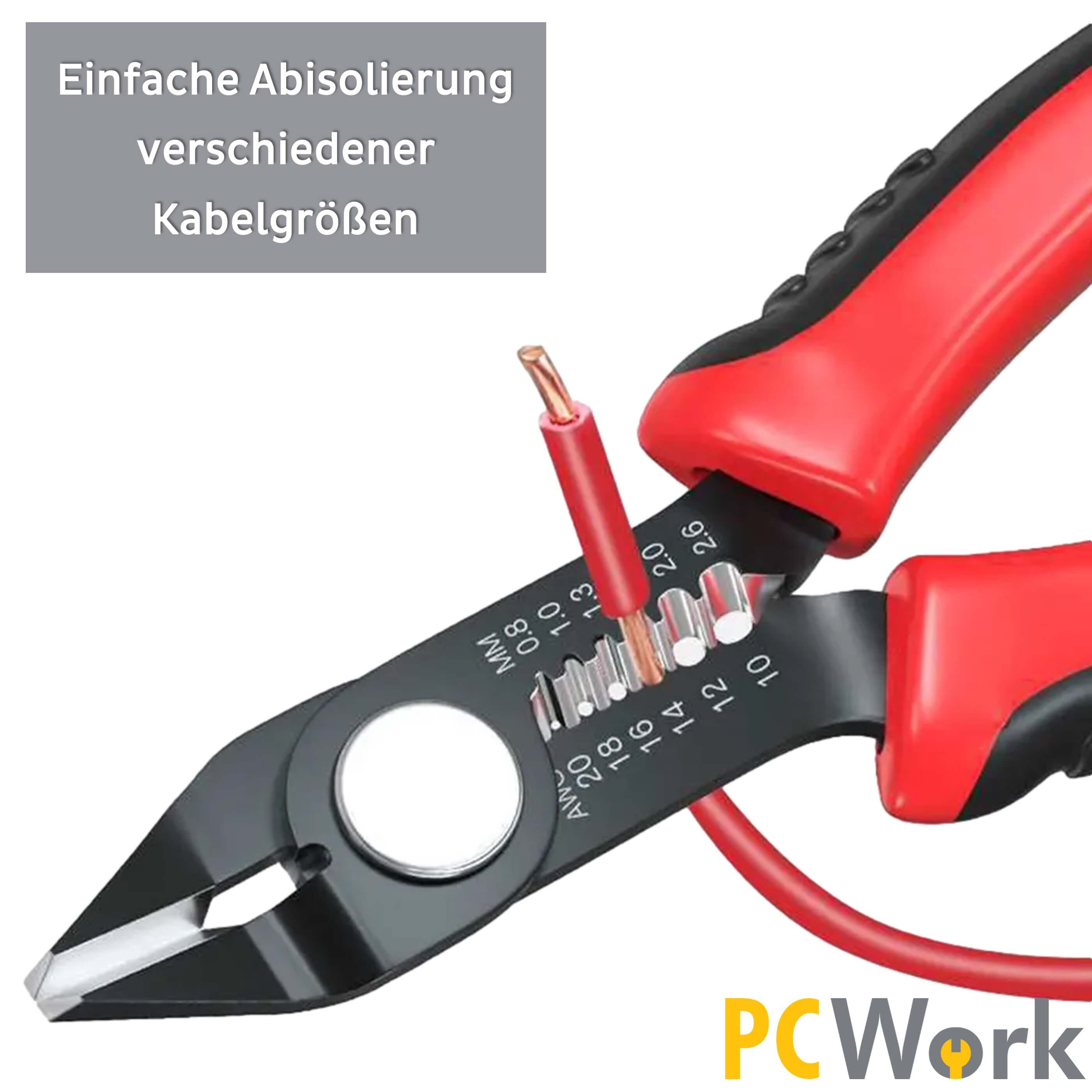 PCW04A 2in1 Seitenschneider, Abisolierzange PCW04A 2in1 Seitenschneider, Abisolierzange