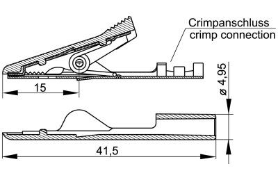 MA 1 Crimp blau / blue