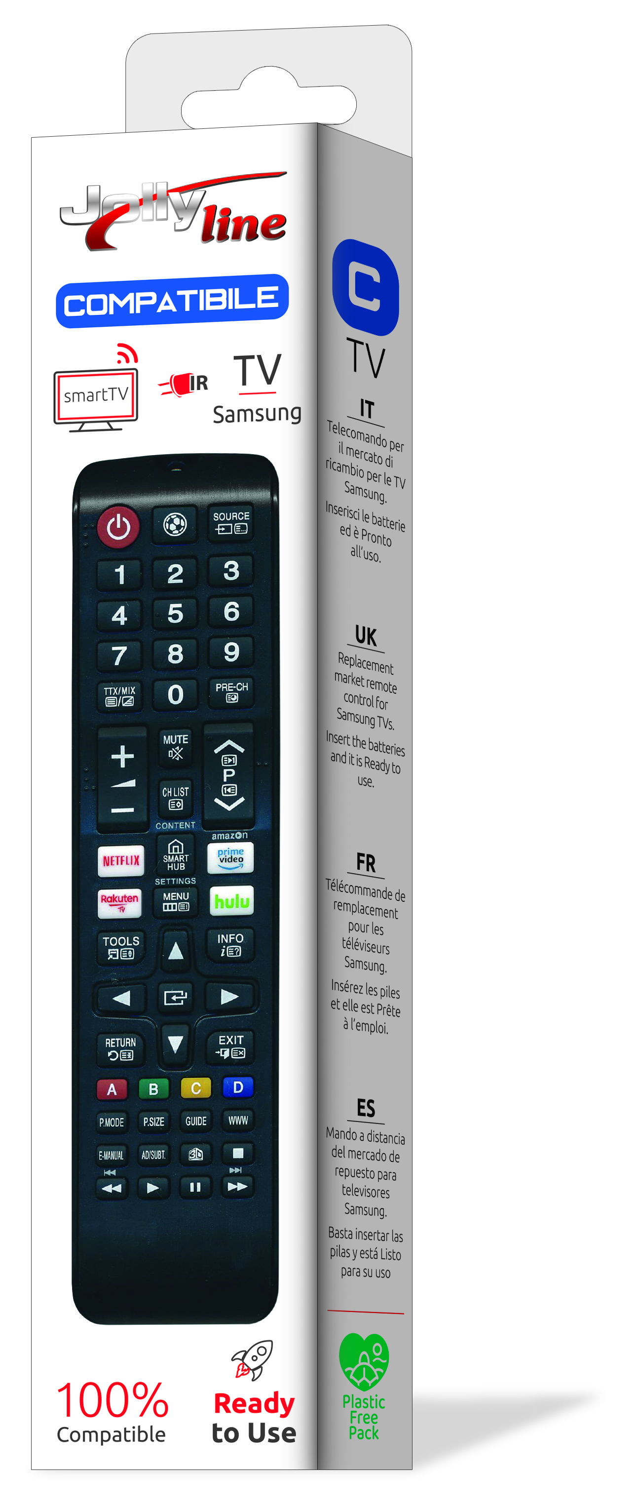 JL1716 Replacement remote control for Samsung televisions