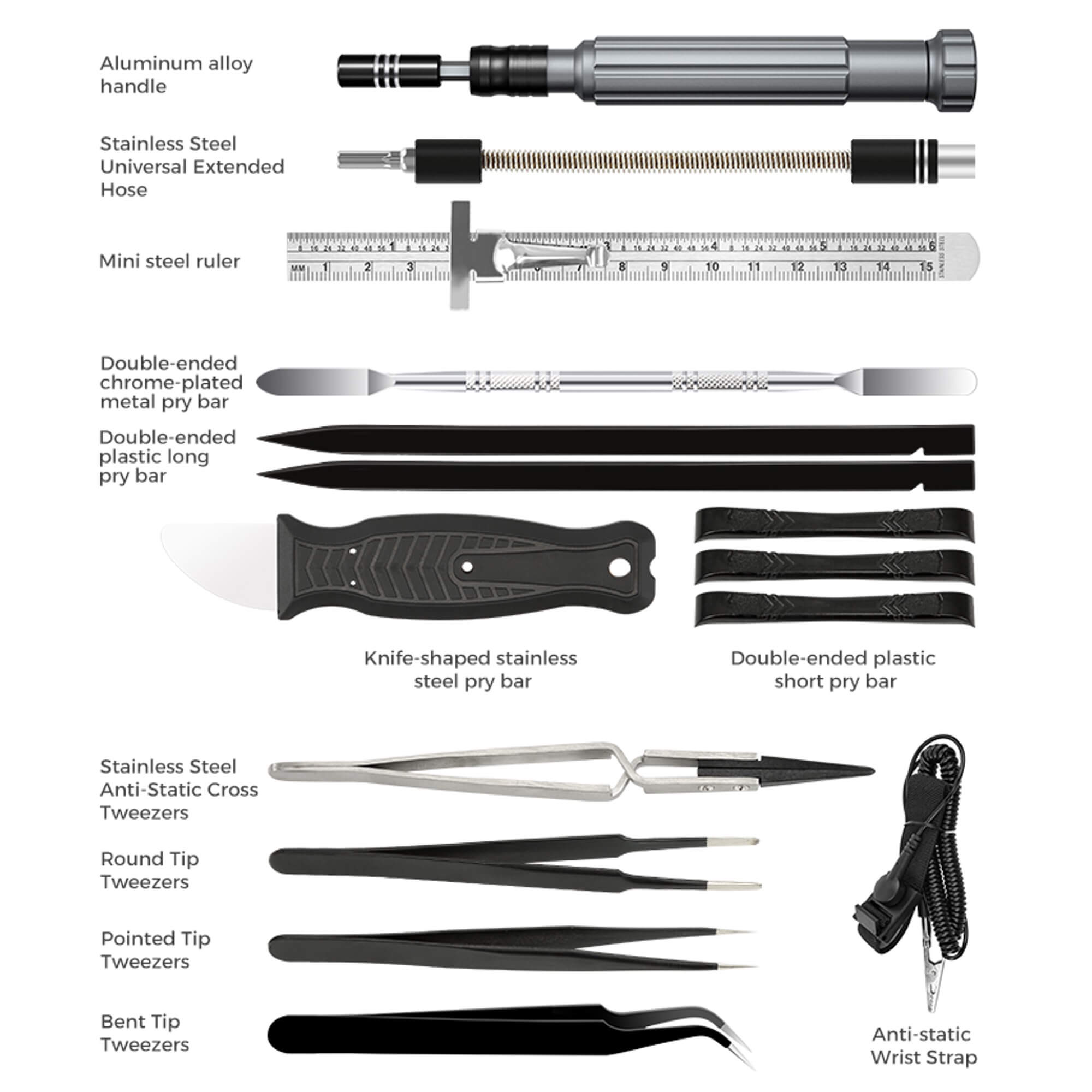 PCW08J Precision Screwdriver Set 89 pieces