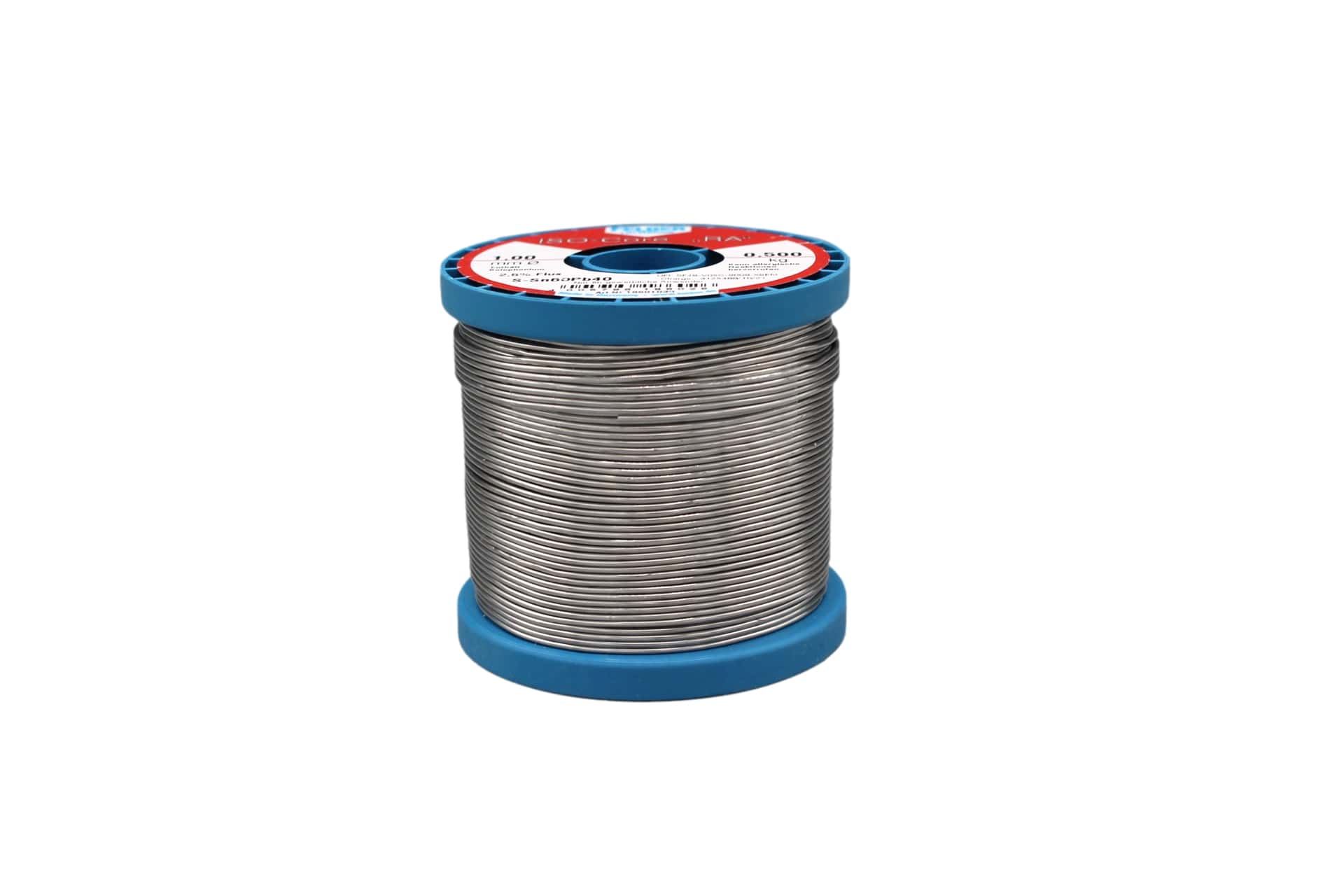 18601030 Felder solder wire, leaded, Sn60Pb40, 1 mm, 500g, roll