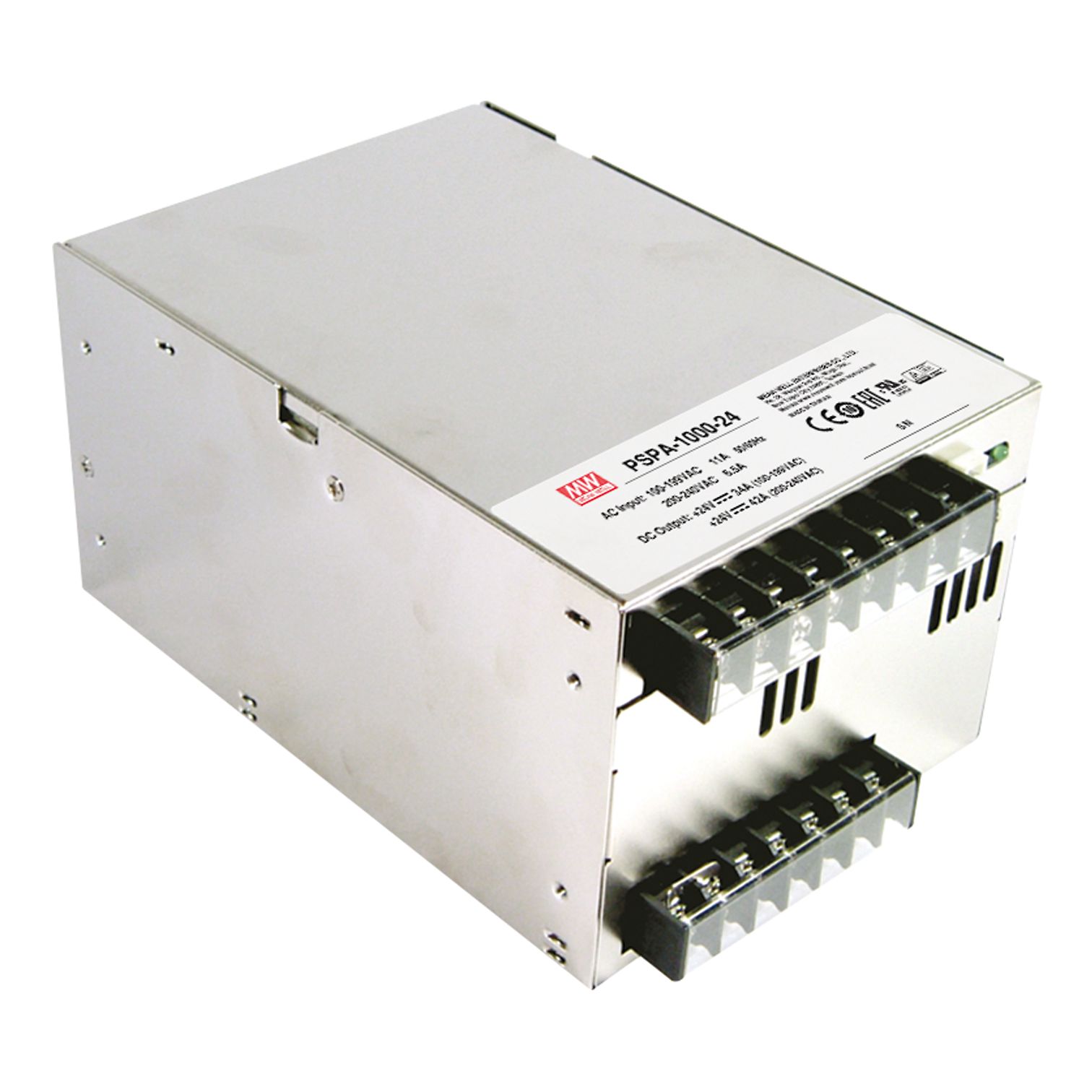 PSPA-1000-48 Schaltnetzteil, geschlossen, 1008W, PFC 48V, 21A, MEAN WELL