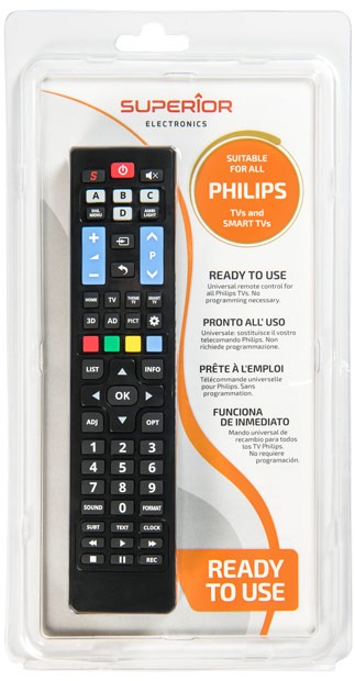 SUPERIOR Philips Smart TV – Ersatzfernbedienung (SUPTRB004 / SUP034)