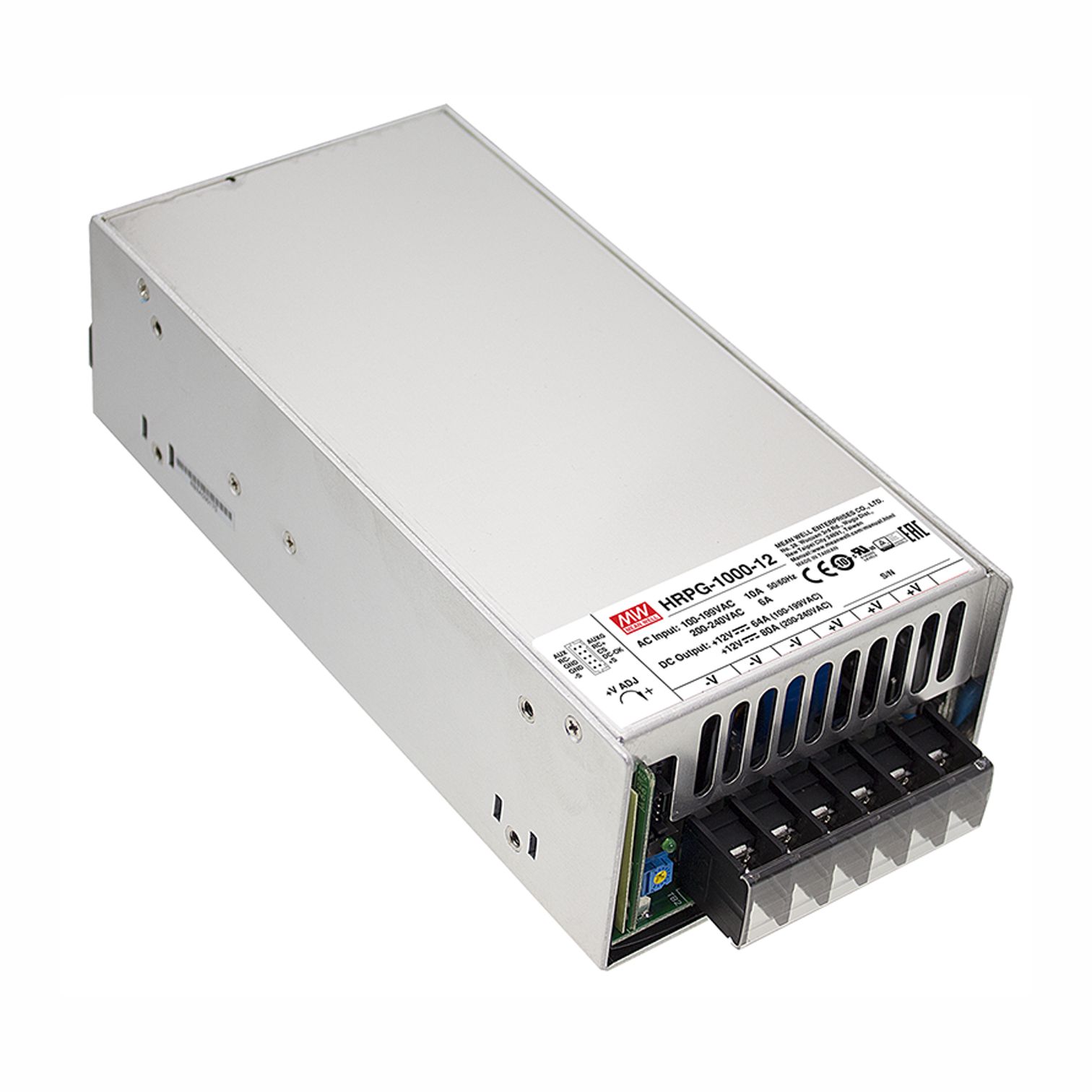 HRPG-1000-24 Schaltnetzteil, geschlossen, 1008W, PFC 24V, 42A, MEAN WELL