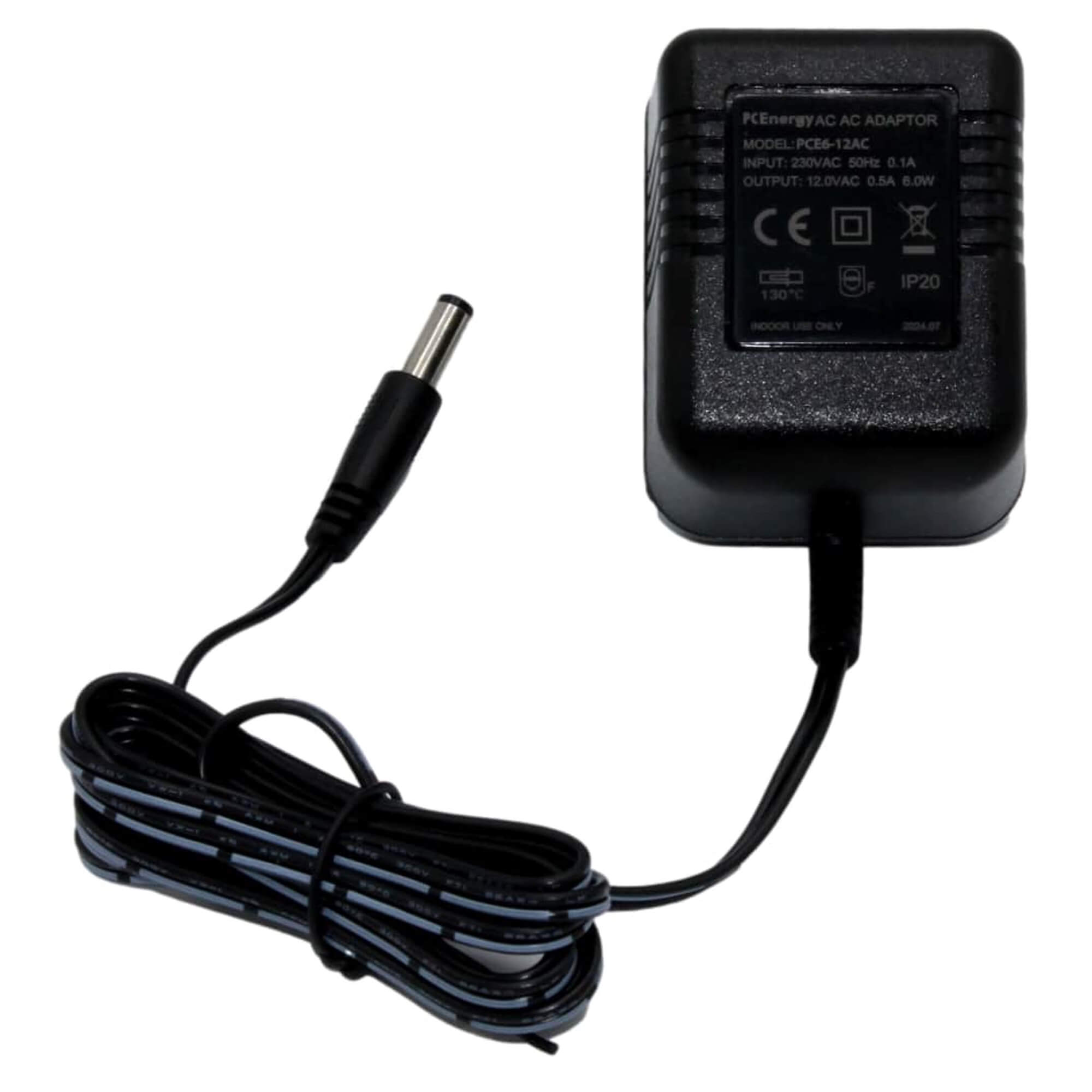 PCE6-12AC Adapter, Konverter, Wandler AC/AC, 6W, 0,5A, 12V