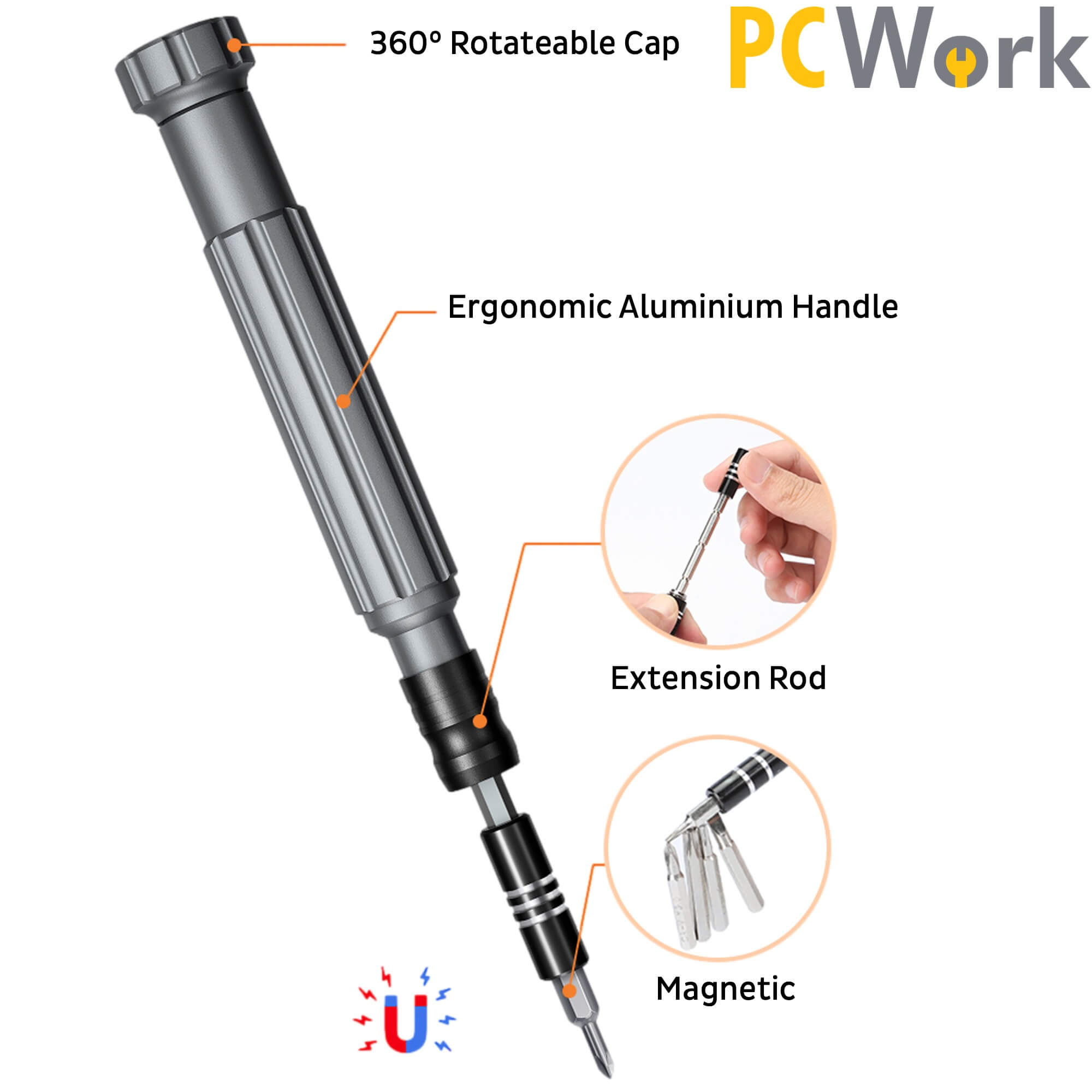 PCW08J Precision Screwdriver Set 89 pieces