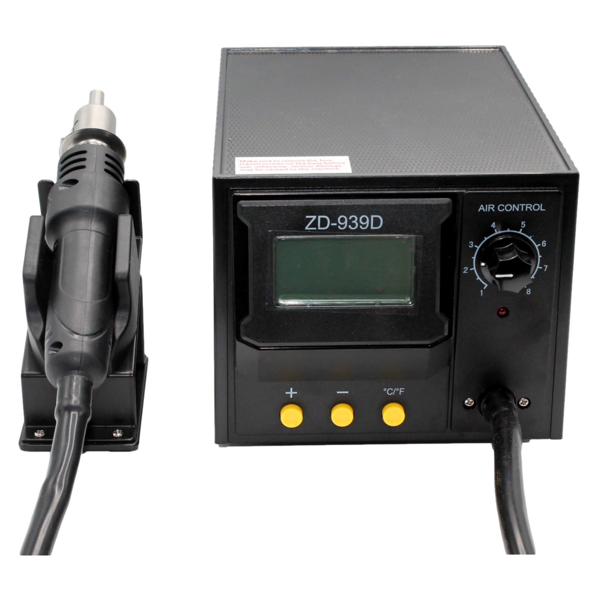 ZD-939D ESD Heißluftstation 320W 160-480°C 24L/min ESD-sicher ZD-939D ESD Heißluftstation 320W 160-480°C 24L/min ESD-sicher