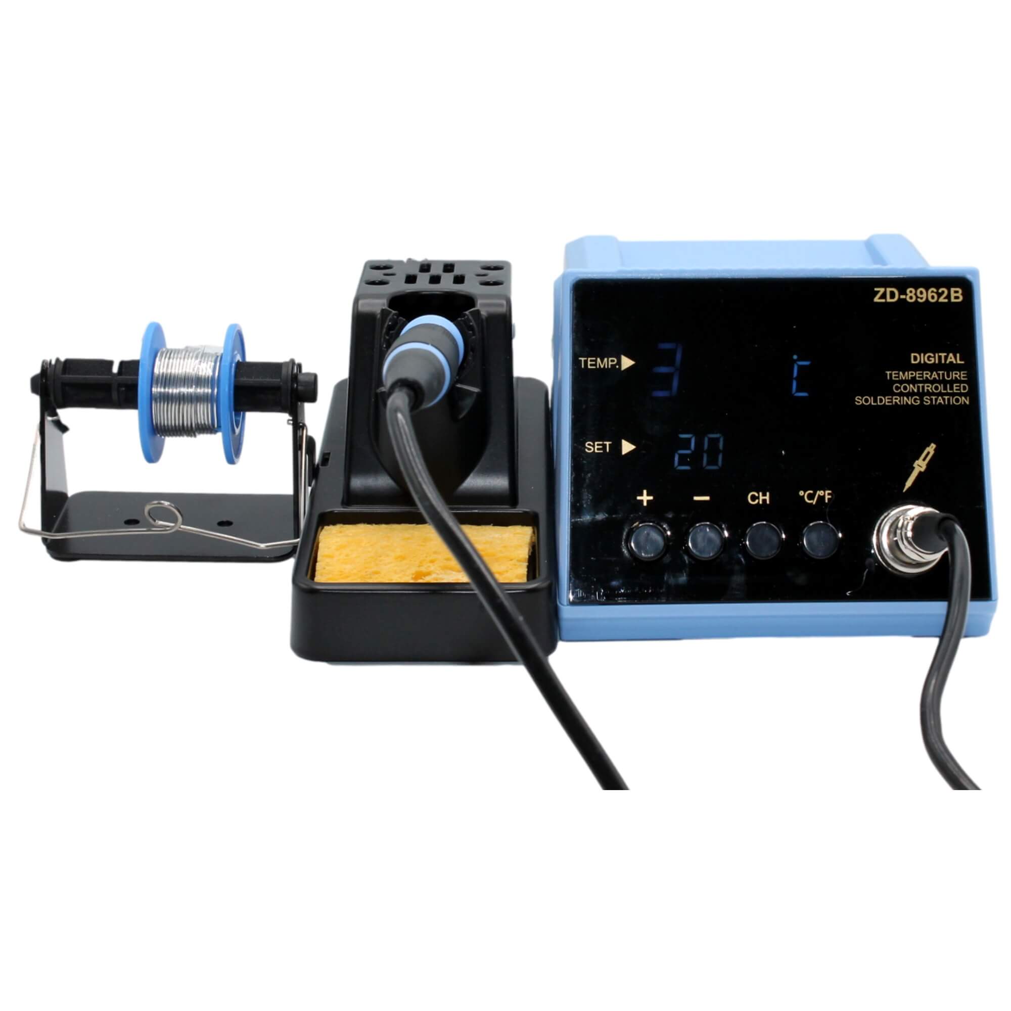 ZD-8962B ESD Soldering Station Digital 70W 160-480°C ESD-safe ZD-8962B ESD Soldering Station Digital 70W 160-480°C ESD-safe
