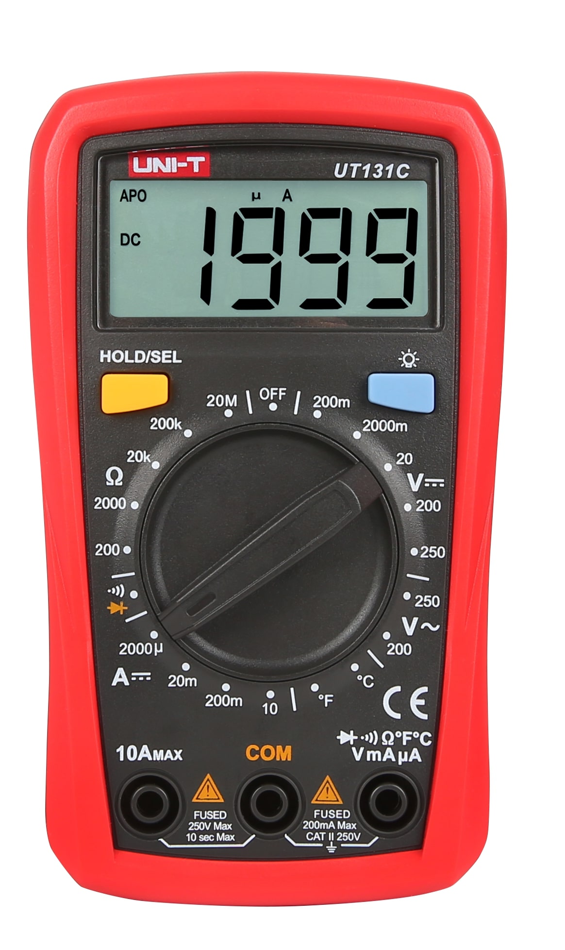 UT131C Palm Size Digitalmultimeter, Temperaturmessung