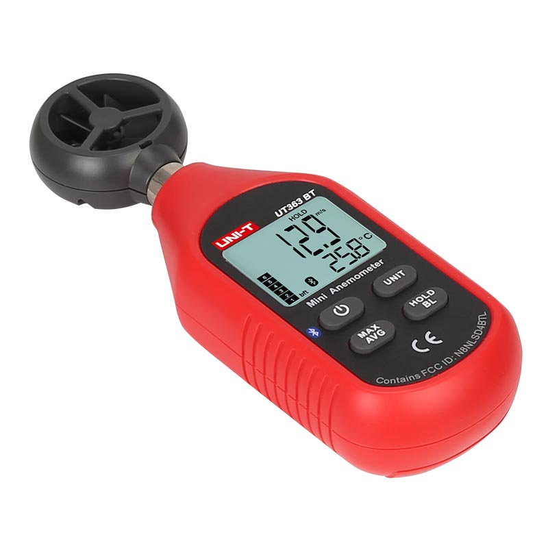 UT363BT Anemometer, Digital, Bluetooth
