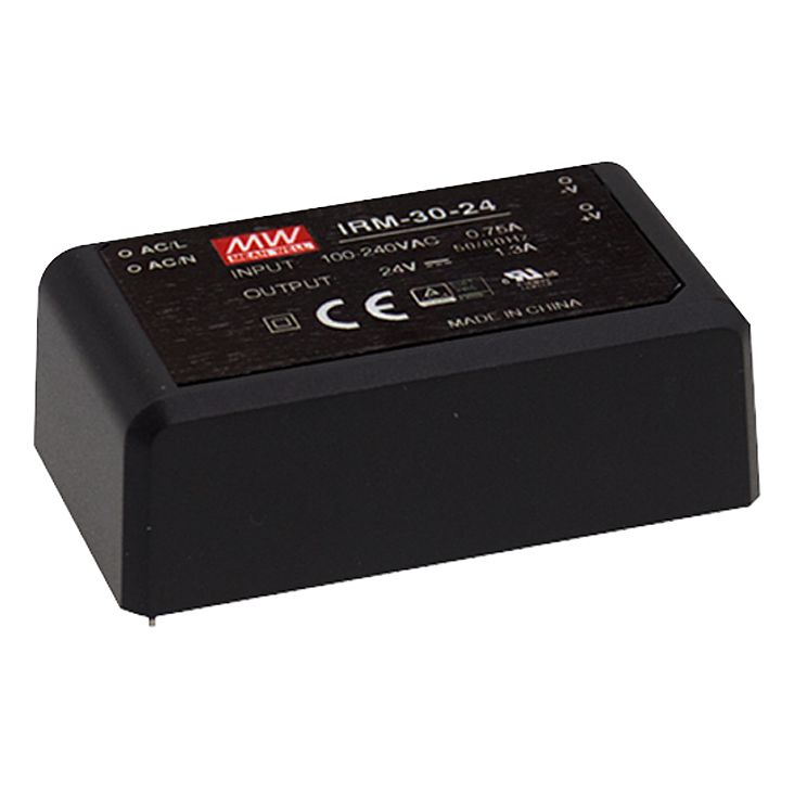 IRM-30-5ST Schaltnetzteil, Modul, 30W, 5V, 6A Schraub, MEAN WELL