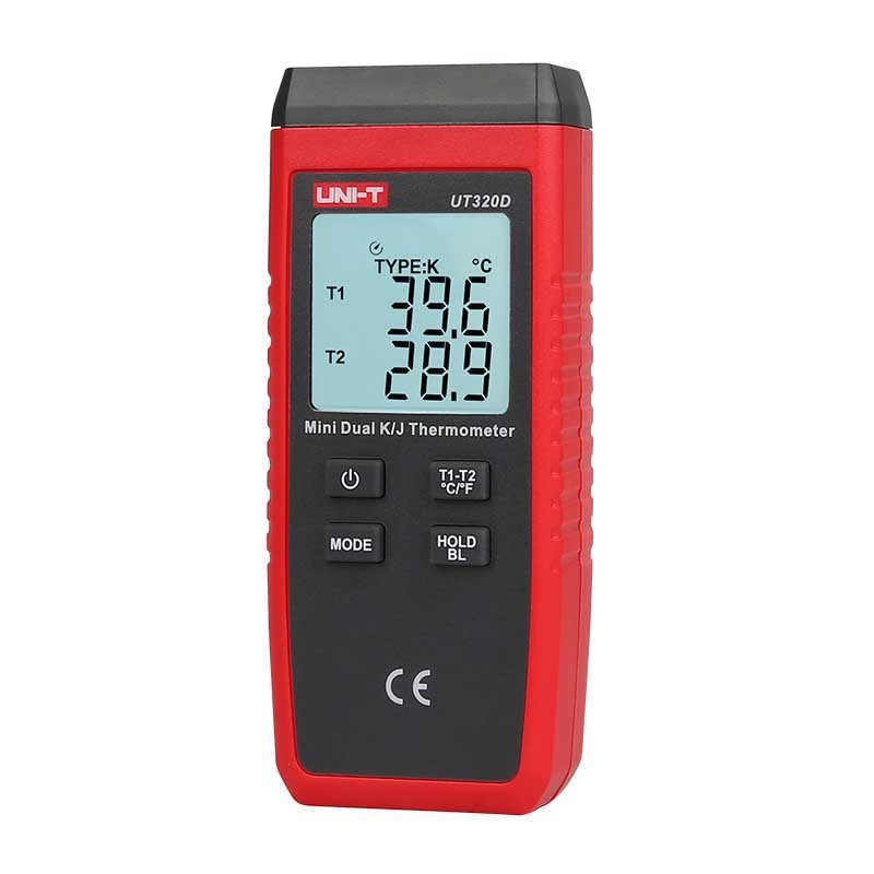 UT320D Mini Contact Type Thermometer, 2 Channel