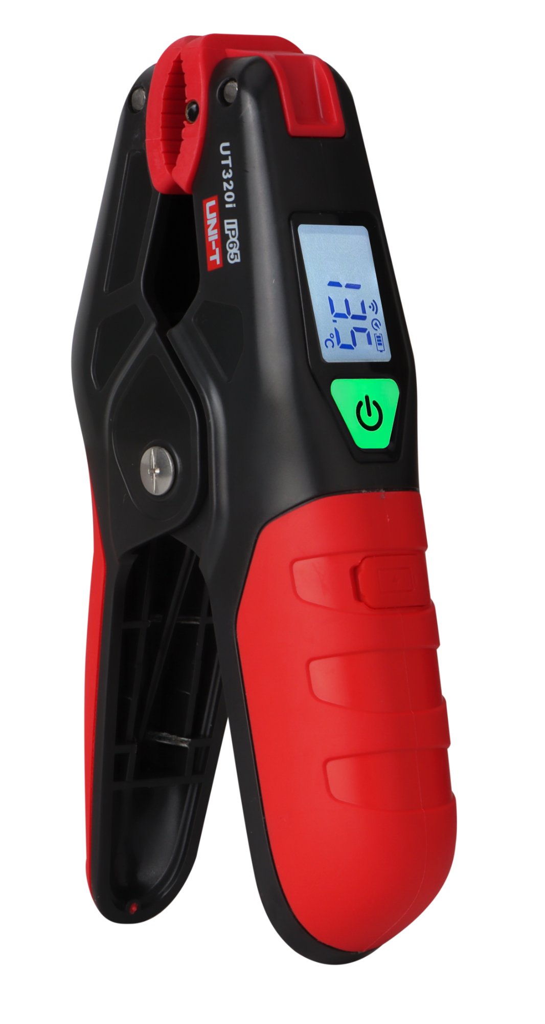 UNI-T UT320i Funk-Temperaturmesszange mit beleuchtetem LCD-Display und robustem Gehäuse
