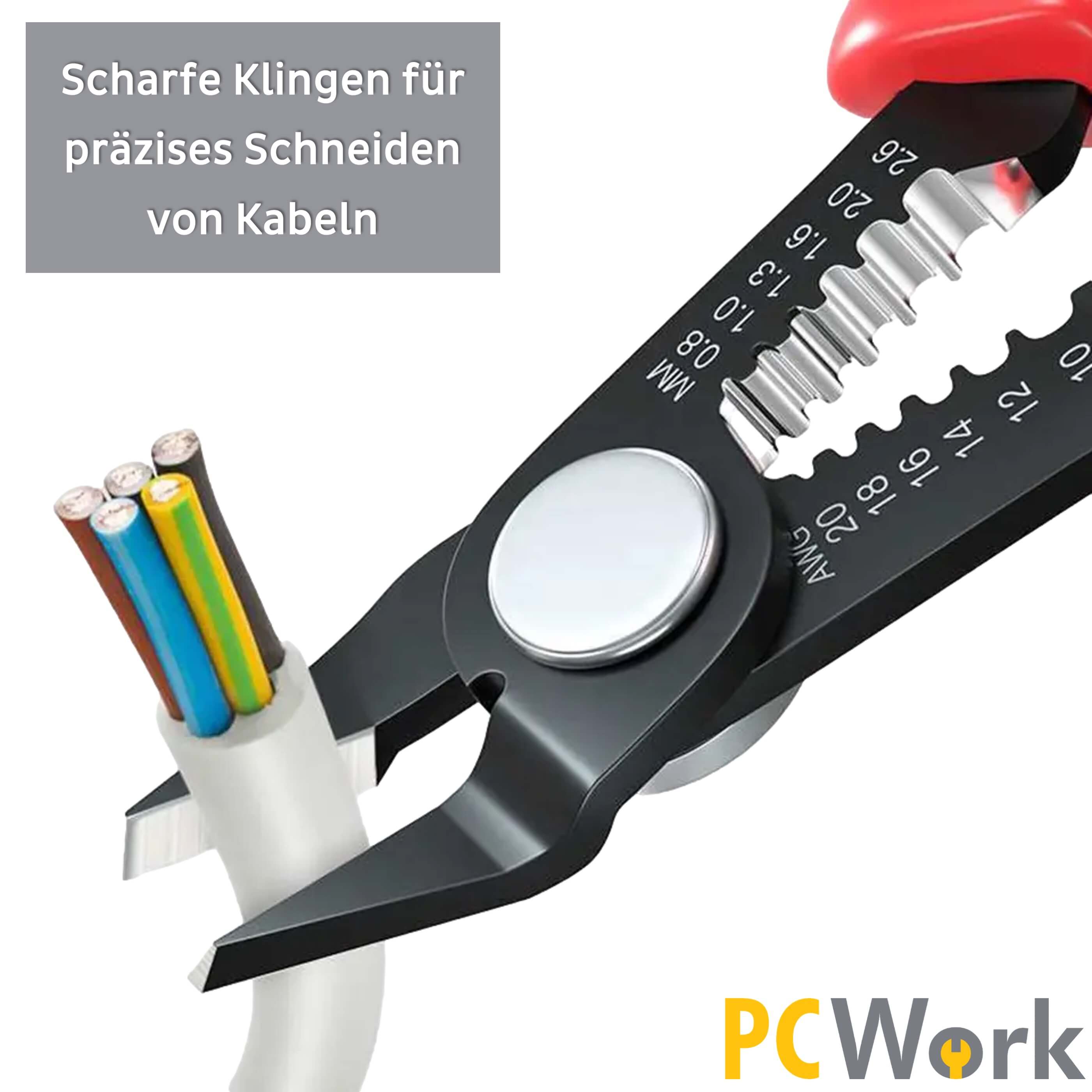 PCW04A 2in1 Seitenschneider, Abisolierzange PCW04A 2in1 Seitenschneider, Abisolierzange