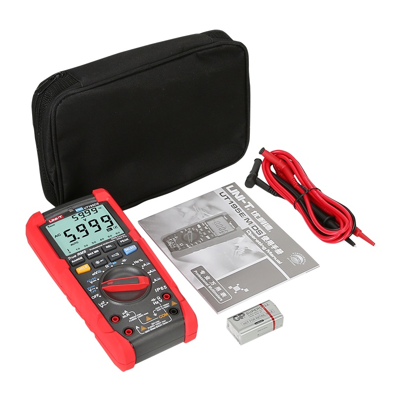 UT195DS Digitalmultimeter, True RMS, CAT III 1000V, CAT IV 600V