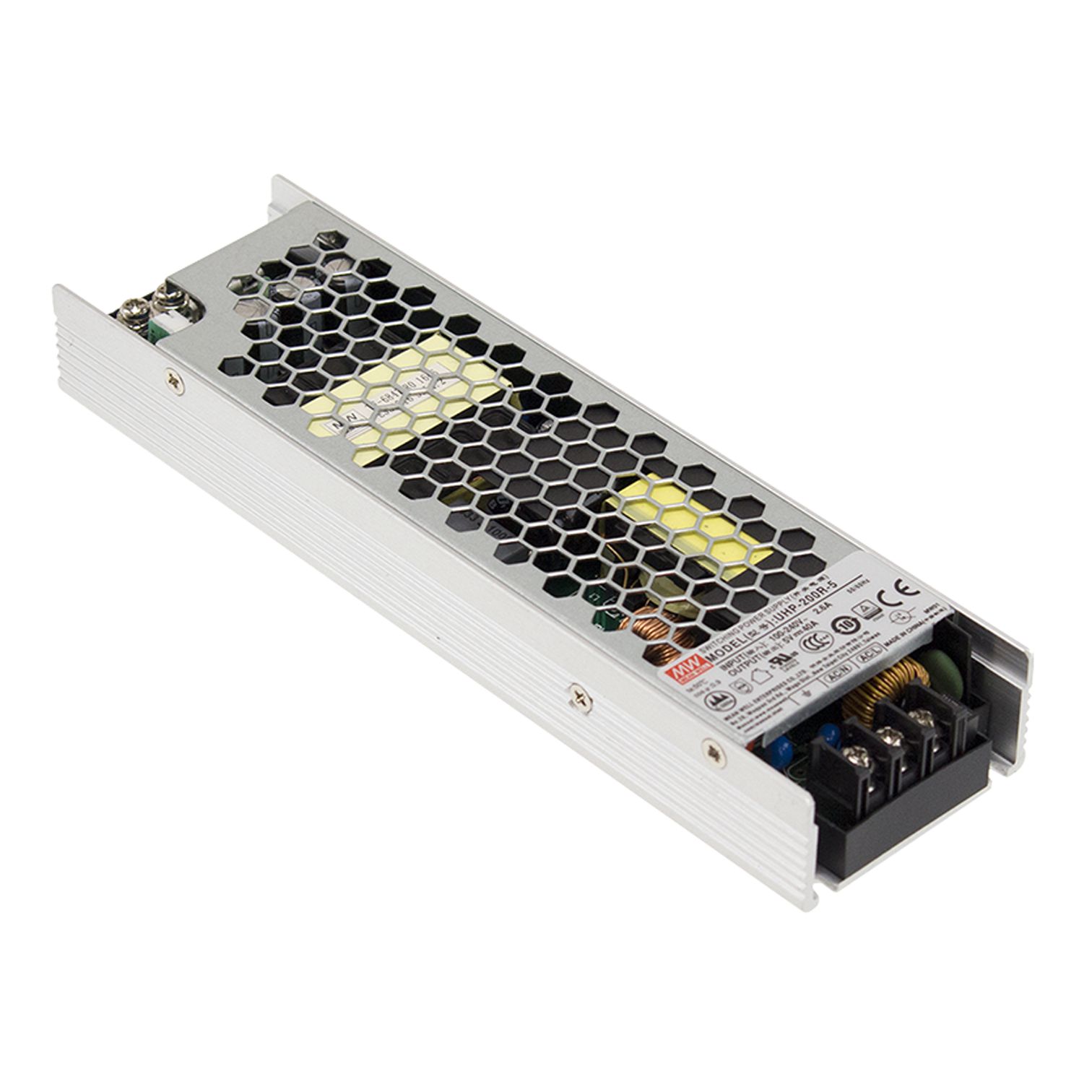 UHP-200R-55 Schaltnetzteil, U-Bracket, 201,6W, 55V 3,6A, MEAN WELL