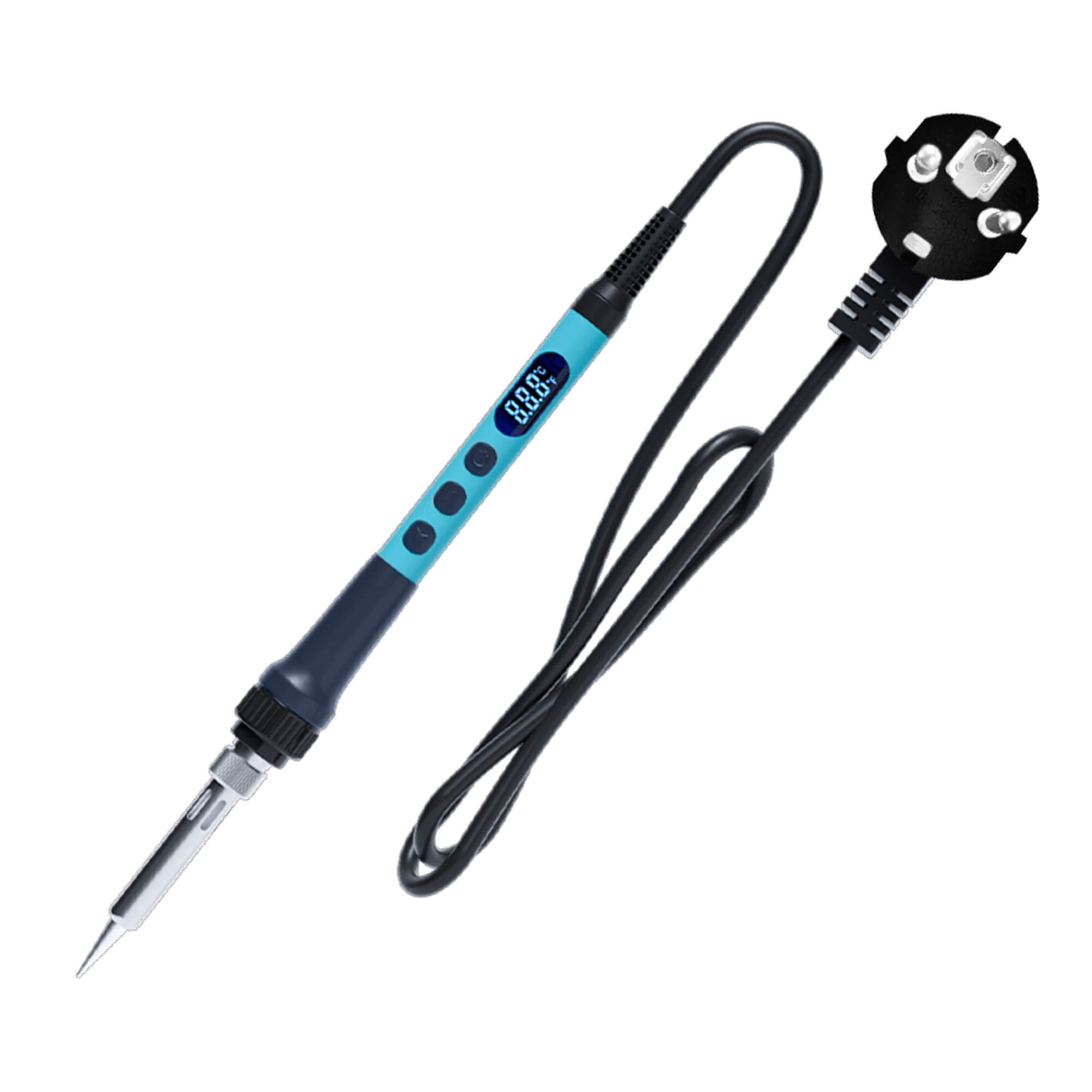 PCW09B Digital soldering iron, adjustable, with temperature setting, 90W