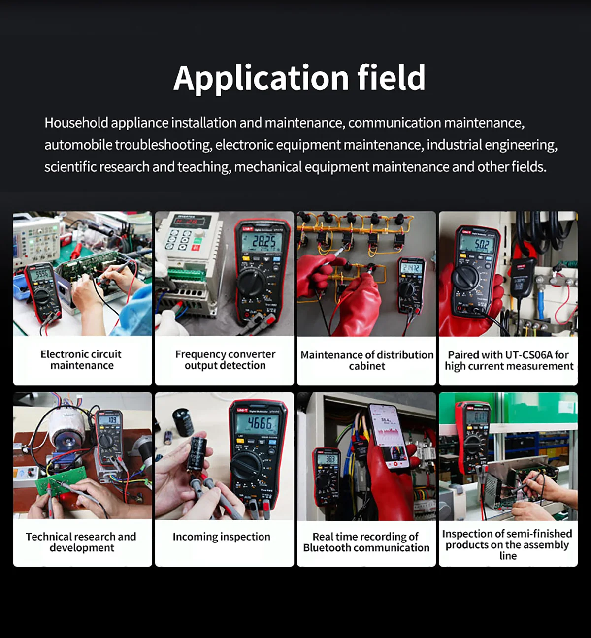 UT117C Multimeter Digital 60000 Counts Bluetooth True RMS