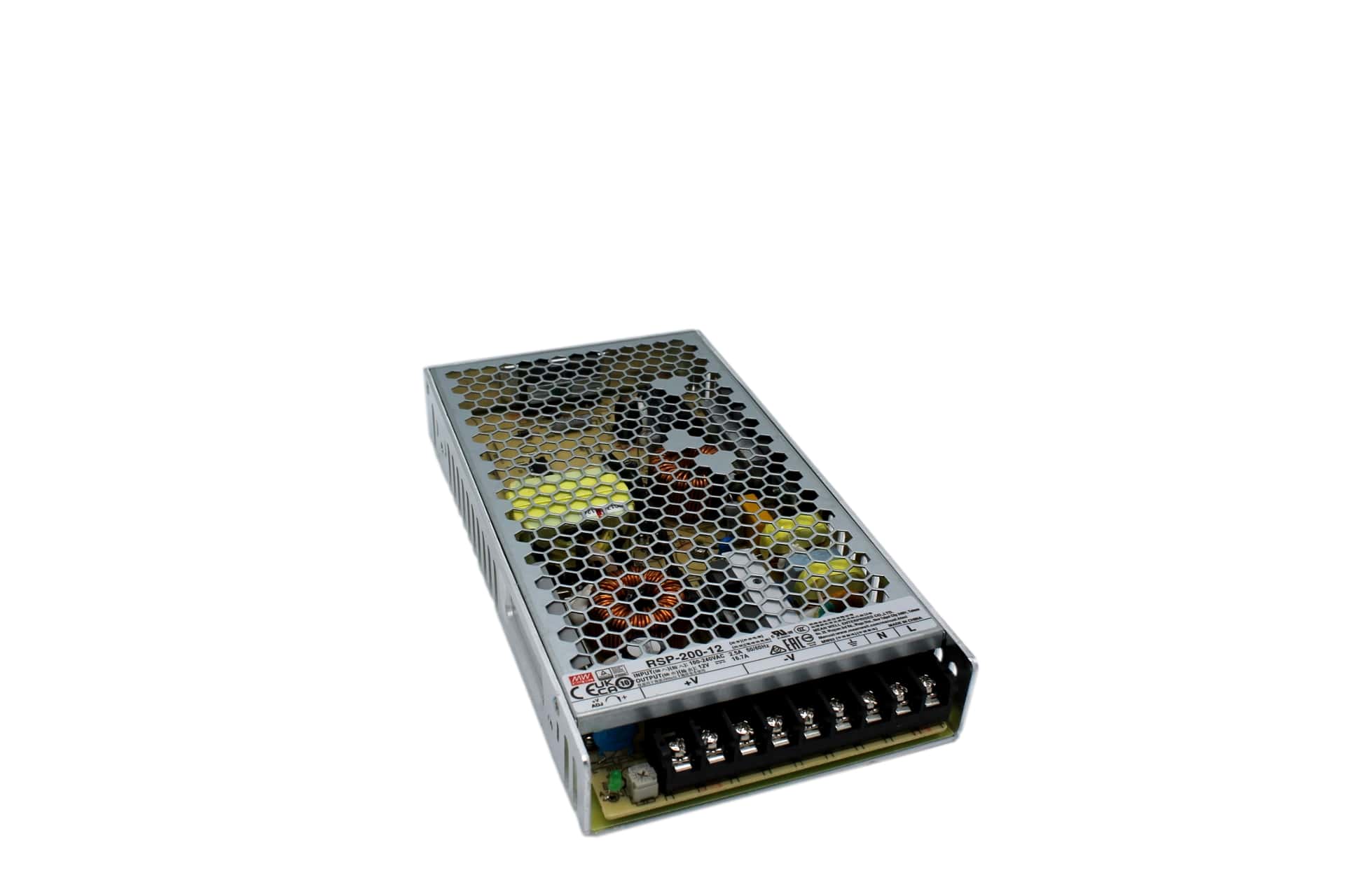 RSP-200-12 Schaltnetzteil, geschlossen, 200W, 12V, 16,7A, MEAN WELL